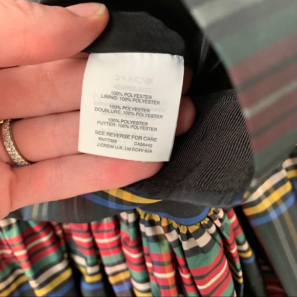 J. Crew Plaid Ruffle Skirt - Picture 4 of 4